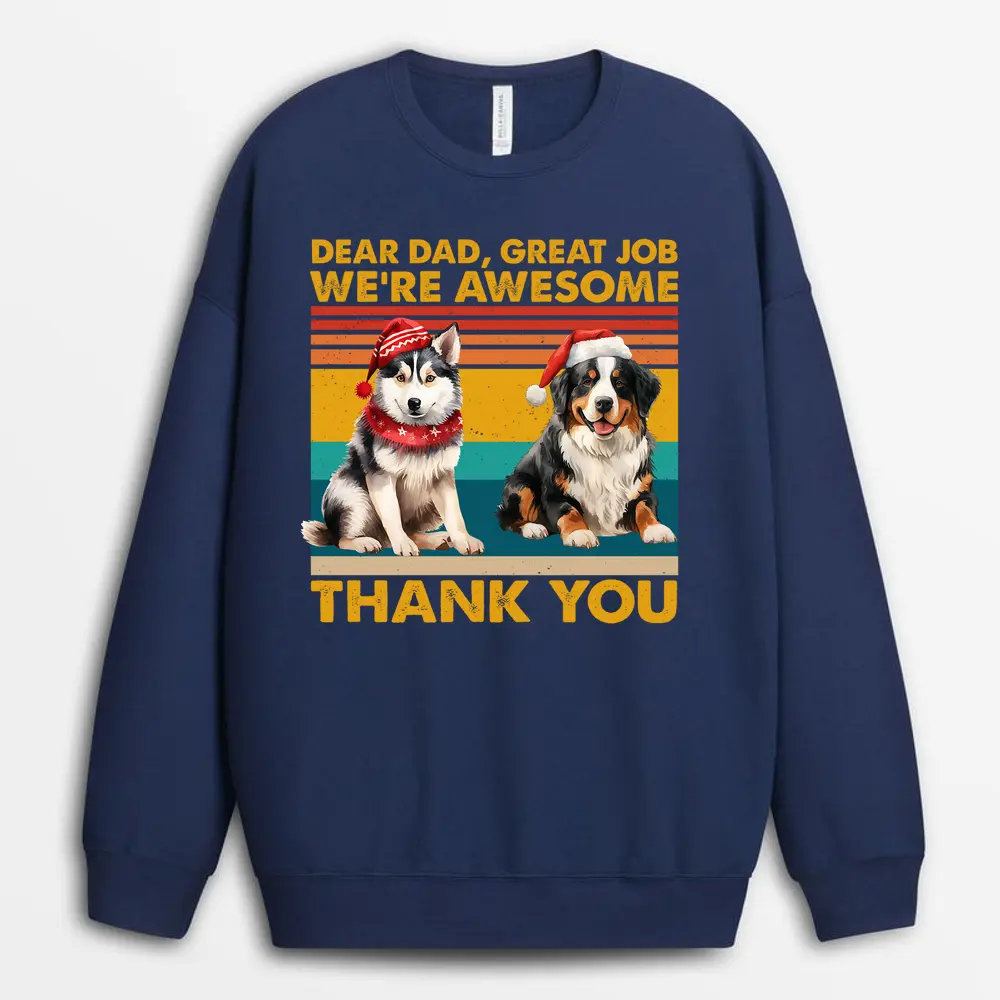 Like Father Like Daughter Like Son Oh Crap Funny Cat And Dog Sweatshirt