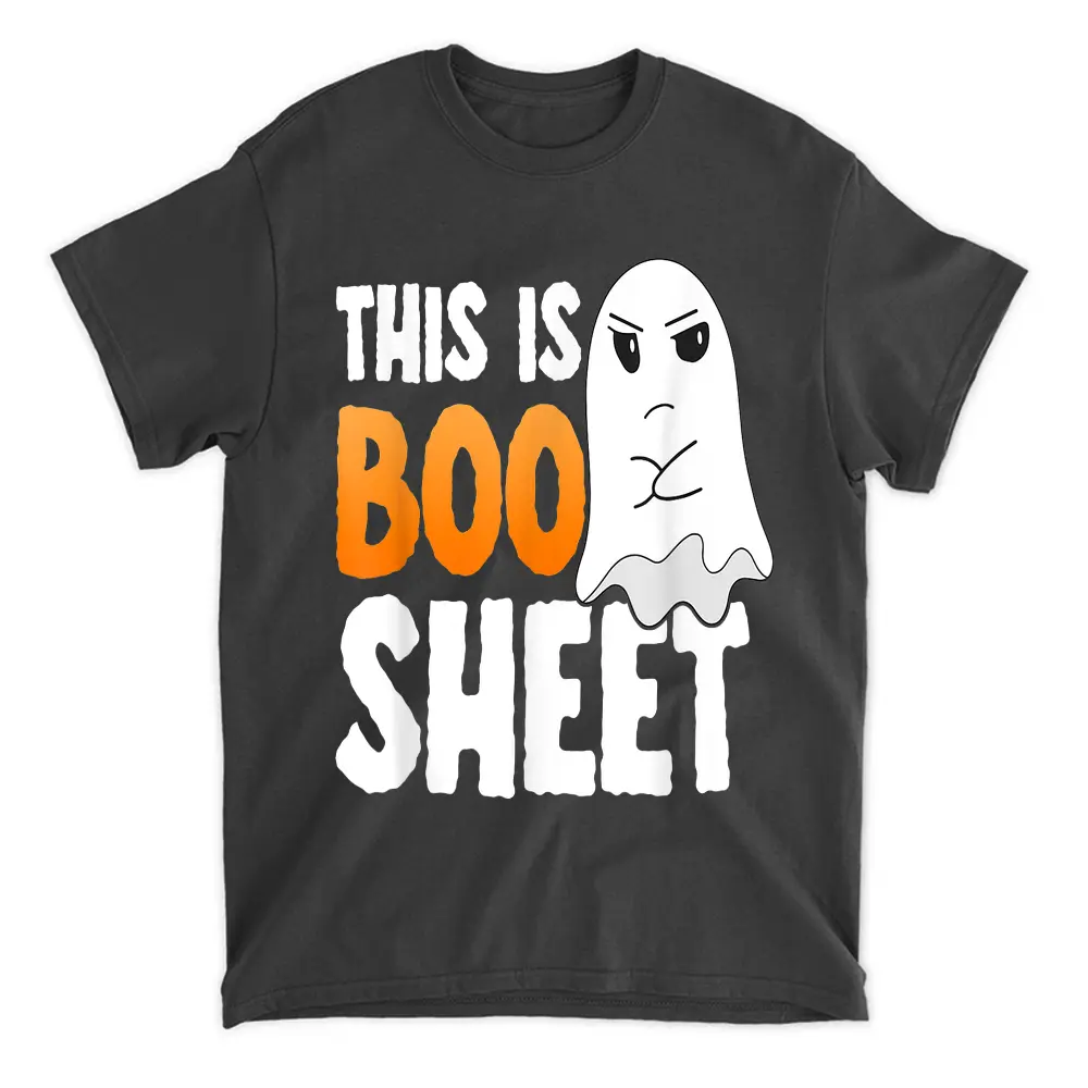 This Is Boo Sheet Halloween Costume Spooky Ghost T-Shirt