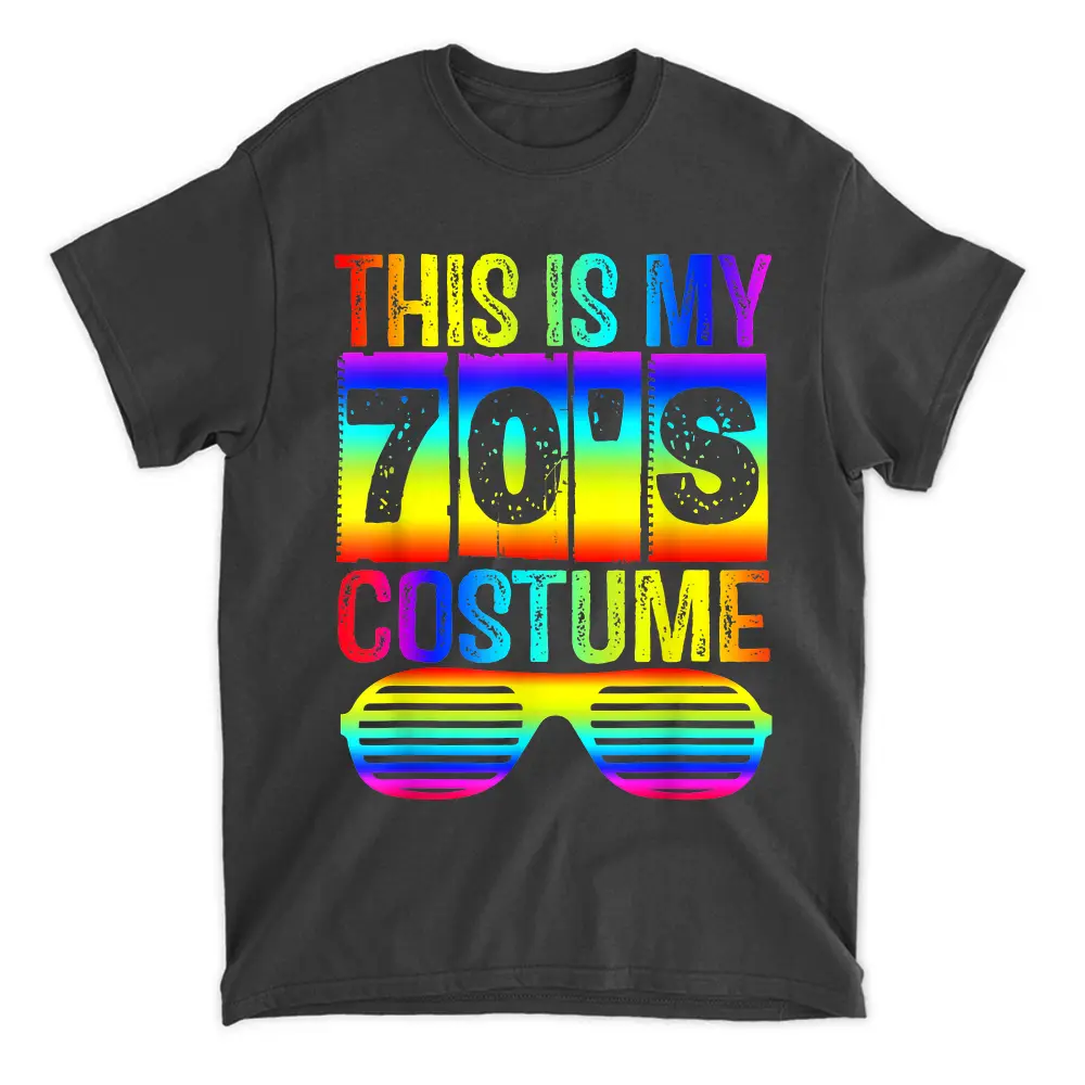 This Is My 70s Costume Happy Halloween Men Teen  Gifts T-Shirt