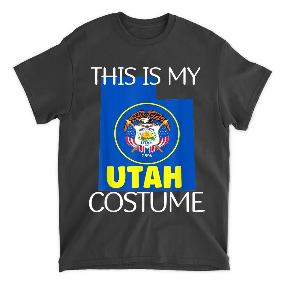 This Is My American Utah Costume Party Funny Halloween T-Shirt