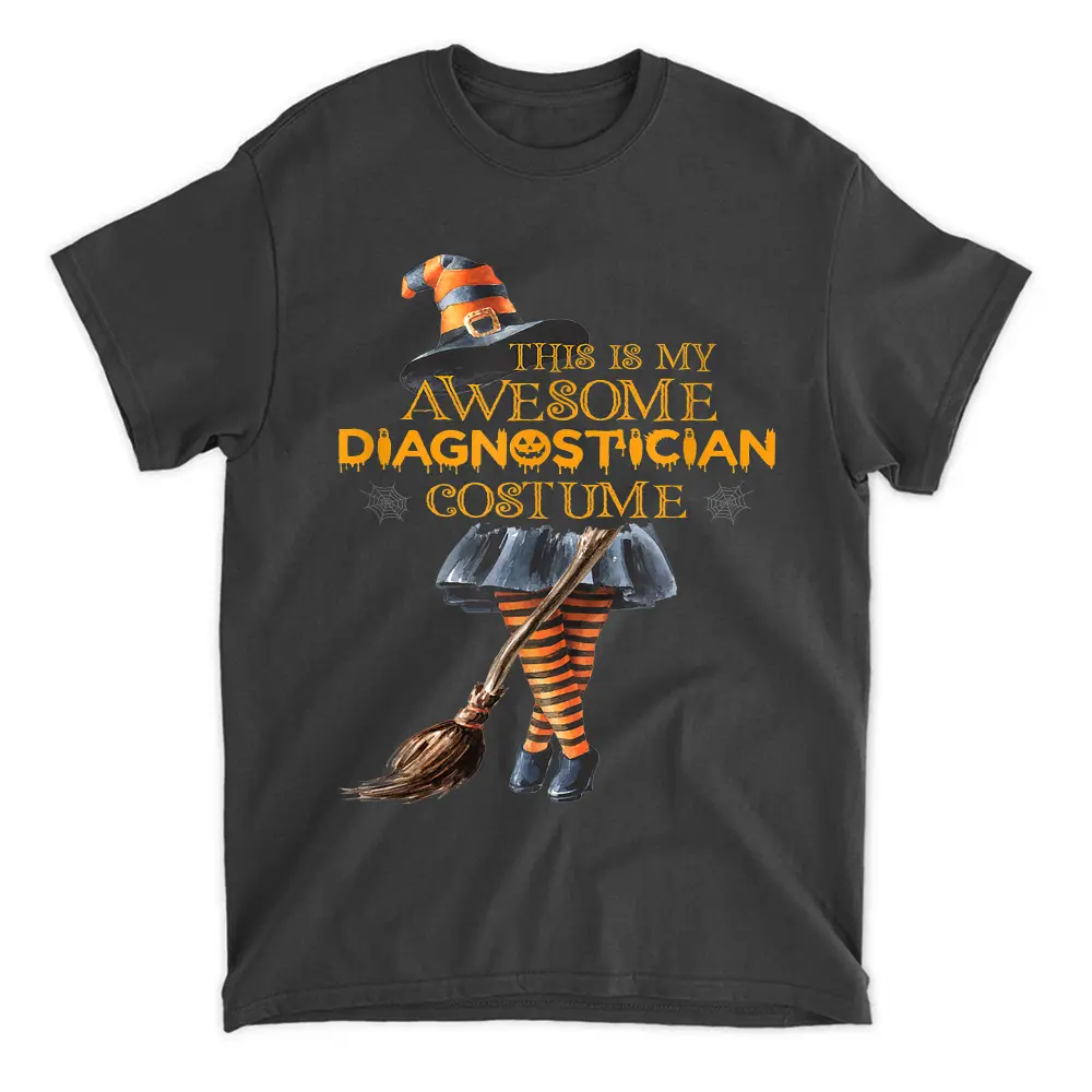 This Is My Halloween Educational Diagnostician Costume Witch T-Shirt