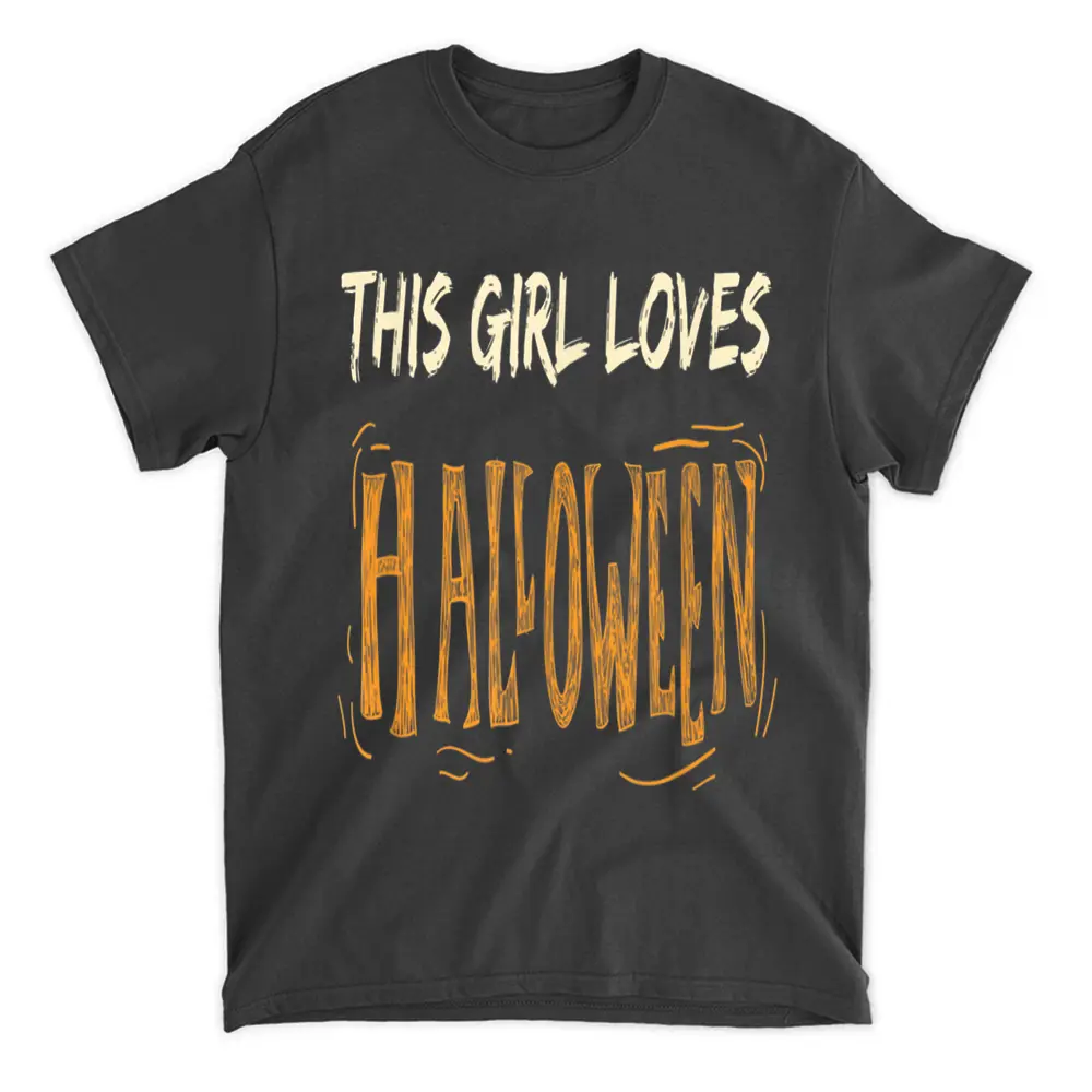 This  Loves Halloween Costume Funny Womens Graphic T-Shirt