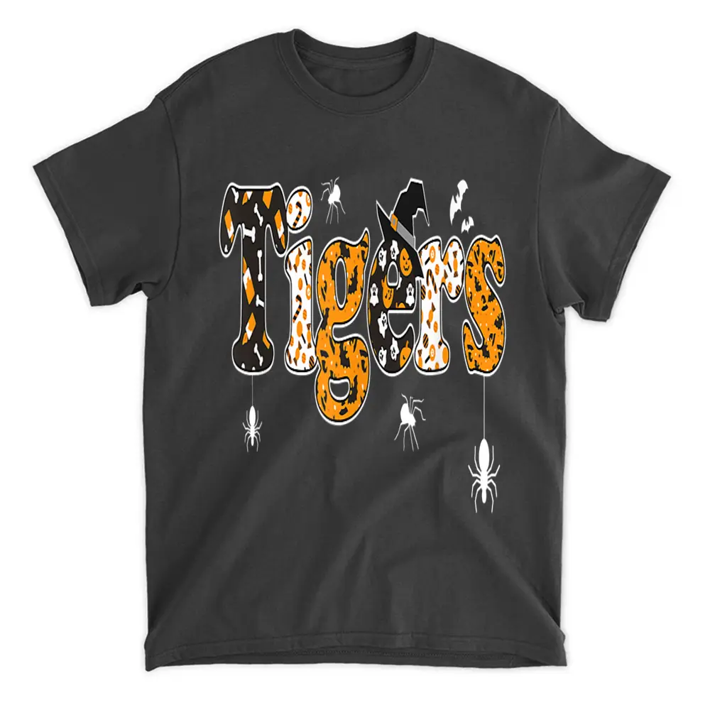 Tigers Halloween Name Sports Gift Boy T-Shirt