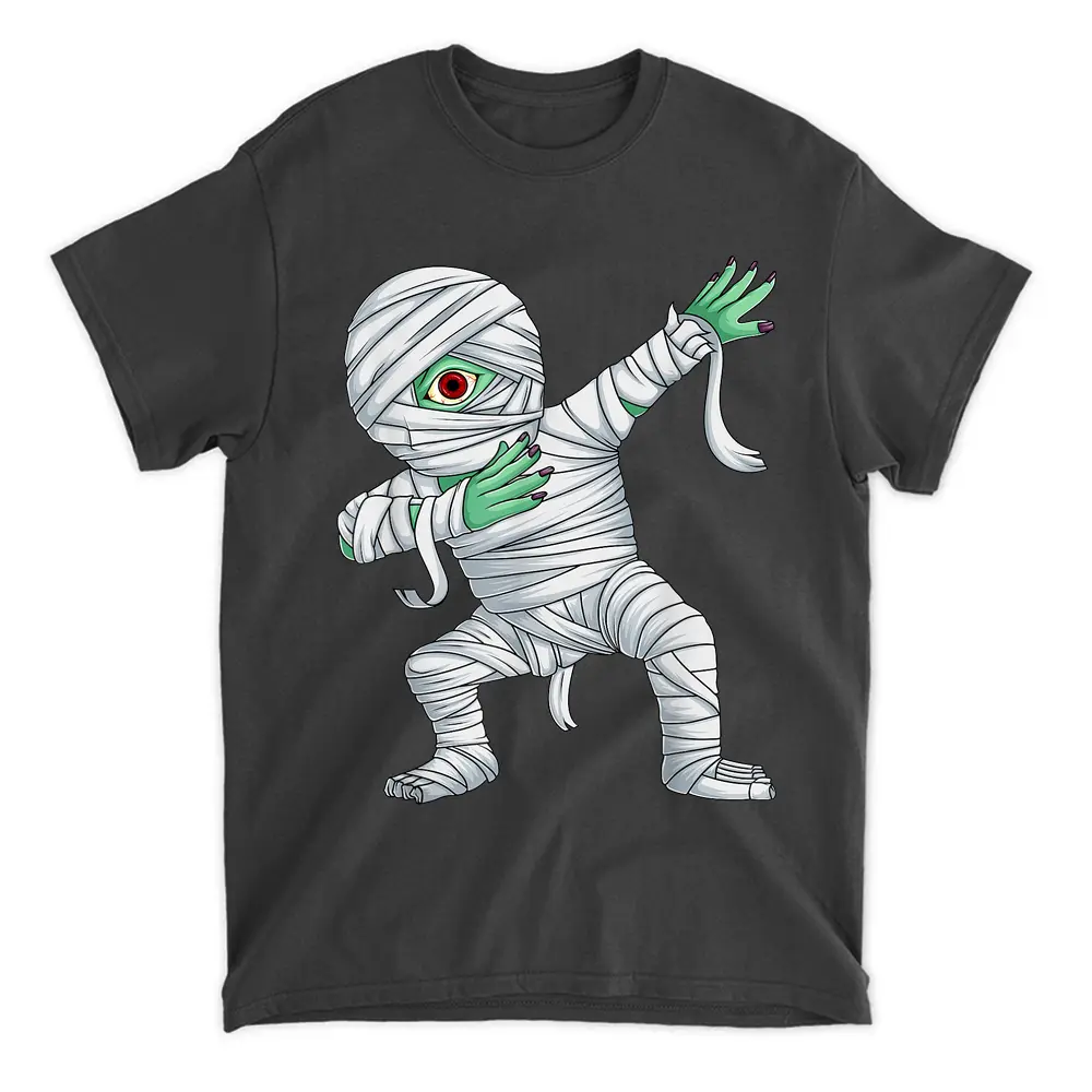 Toddler Boys Halloween Shirts For Kids Dabbing Mummy T-Shirt