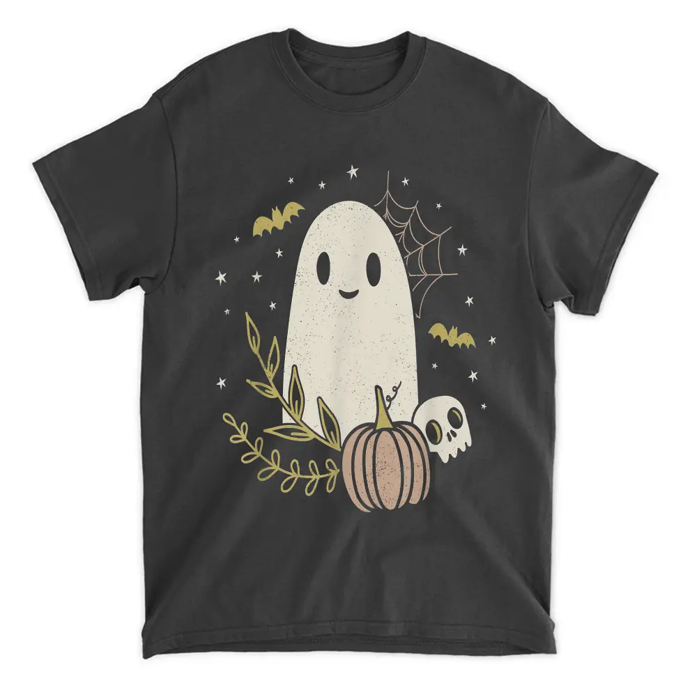 Vintage Ghost Autumn Fall Halloween T-Shirt