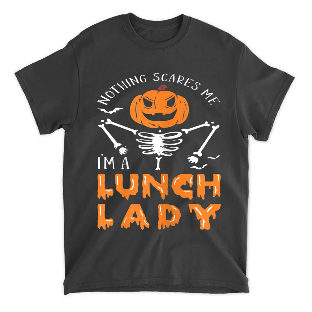 Womens Halloween Lunch Lady T-Shirt