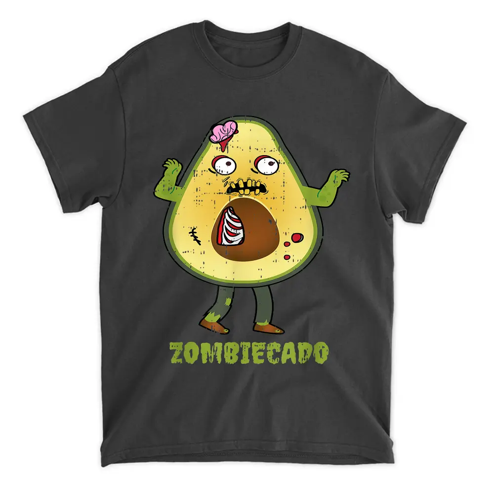 Zombie Avocado Undead Monster Costume Funny Halloween Gifts T-Shirt