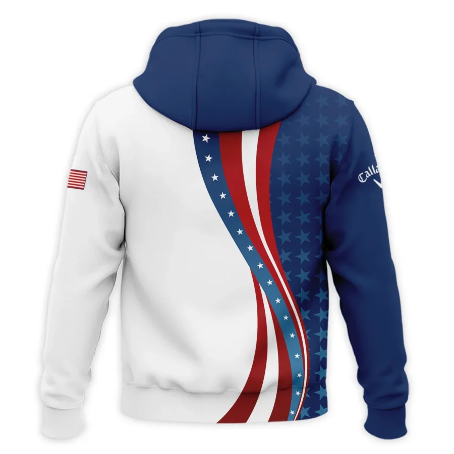 124th U.S. Open Pinehurst Blue Gradient Red White Star Callaway Hoodie Shirt Style Classic