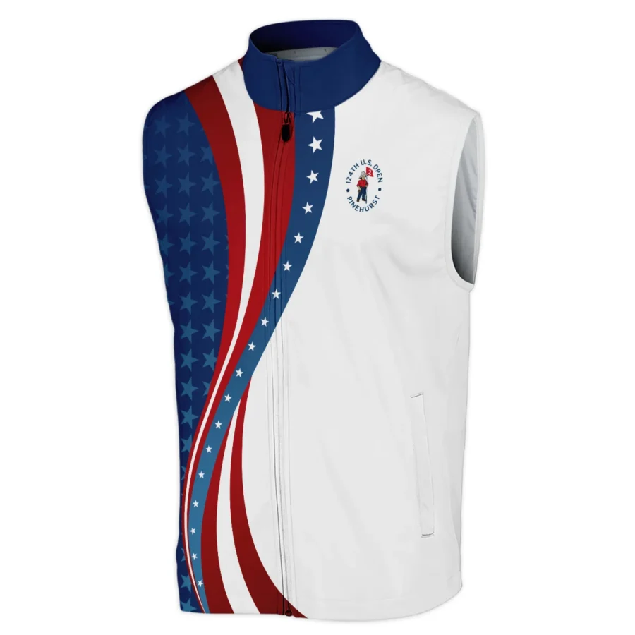 124th U.S. Open Pinehurst Blue Gradient Red White Star Callaway Sleeveless Jacket Style Classic