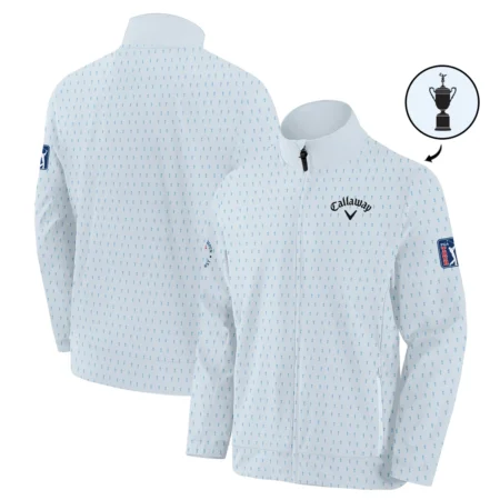 124th U.S. Open Pinehurst Callaway Zipper Hoodie Shirt Sports Pattern Cup Color Light Blue All Over Print Zipper Hoodie Shirt