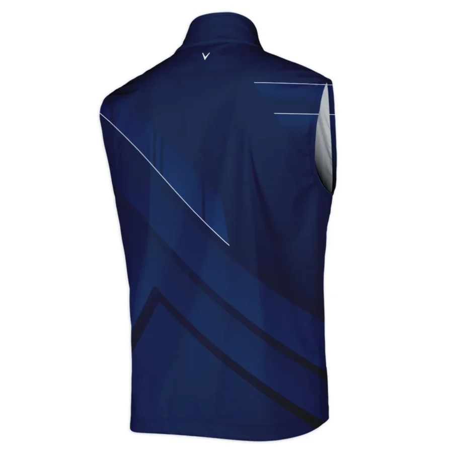 124th U.S. Open Pinehurst Dark Blue White Line Callaway Sleeveless Jacket Style Classic