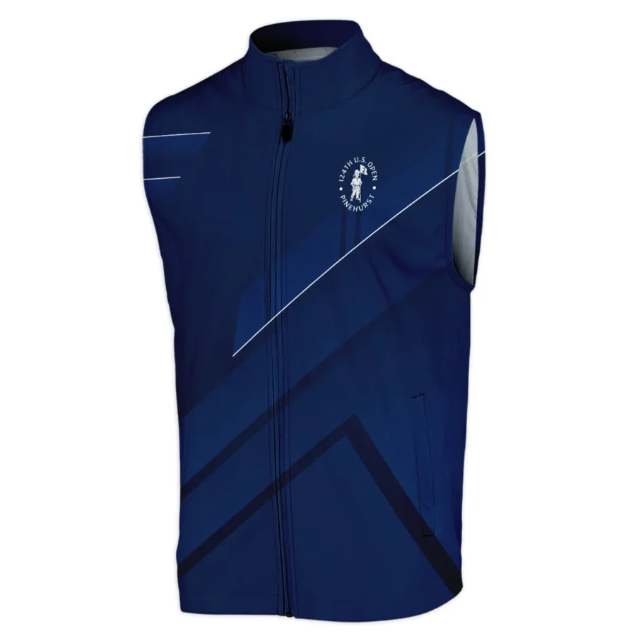 124th U.S. Open Pinehurst Dark Blue White Line Ping Sleeveless Jacket Style Classic