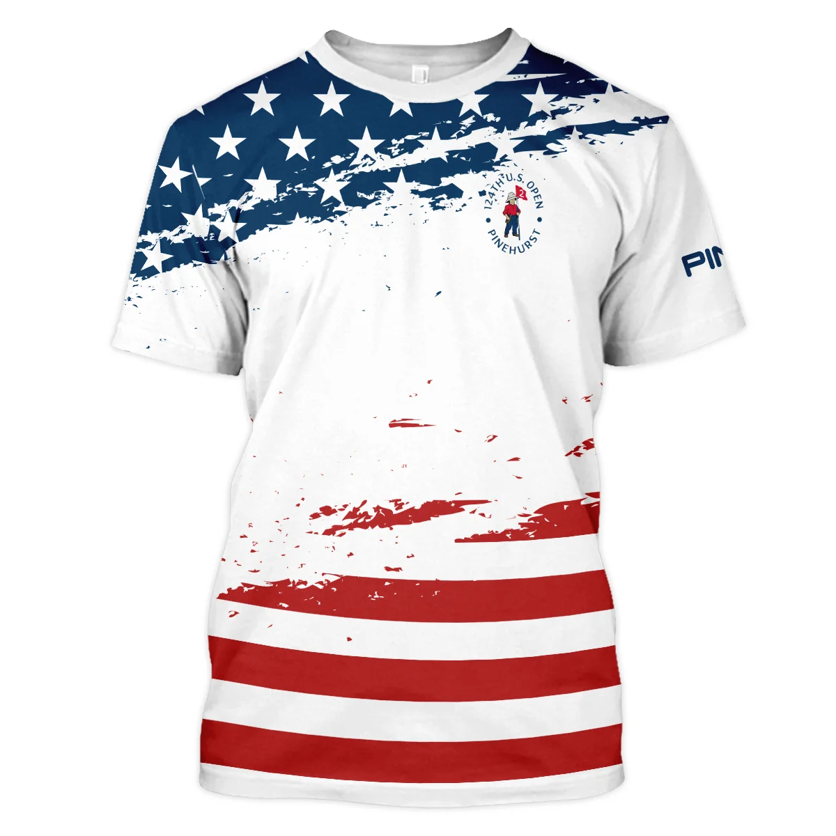 124th U.S. Open Pinehurst Special Version Ping Unisex T-Shirt Blue Red White Color T-Shirt