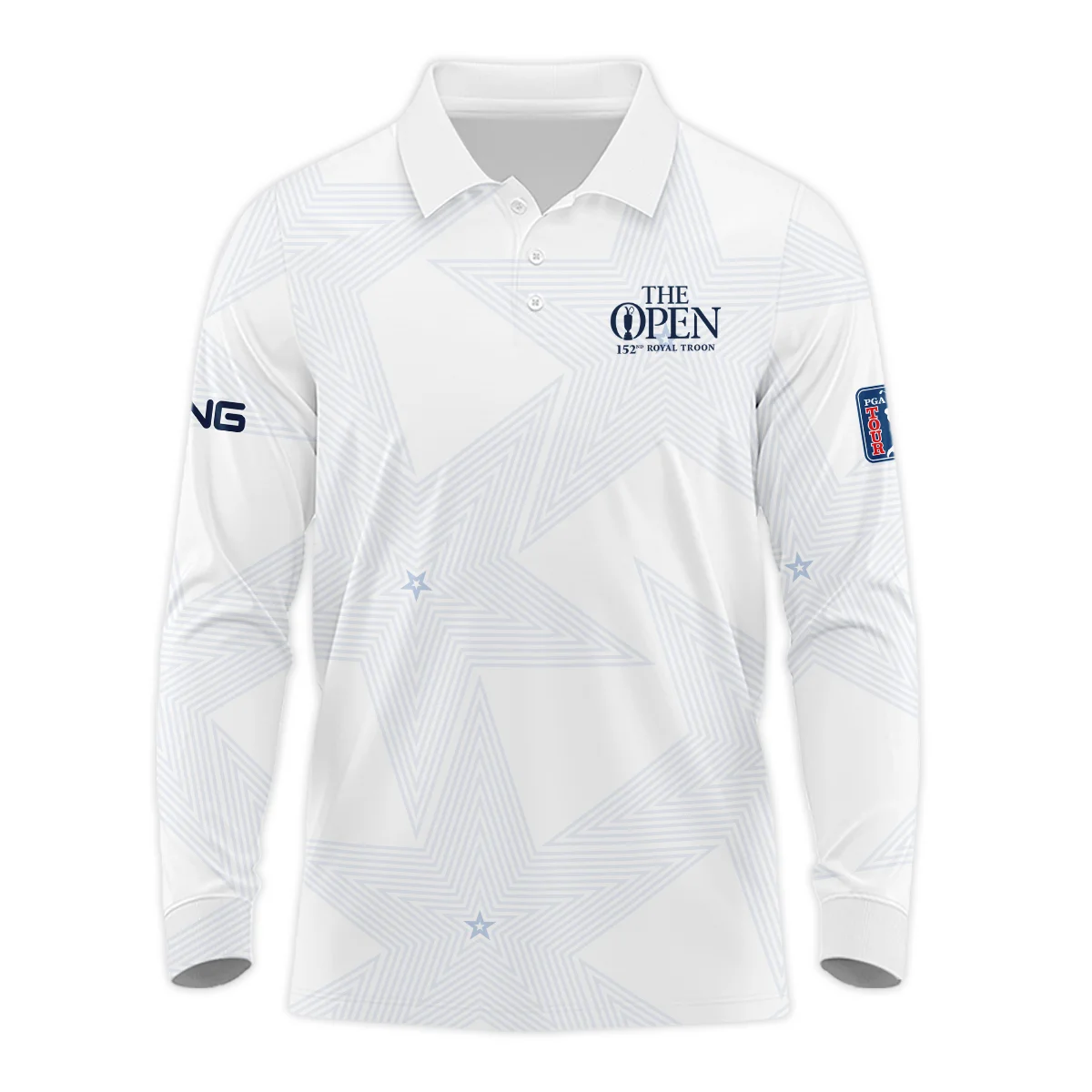 152nd The Open Championship Golf Ping Polo Shirt Stars White Navy Golf Sports All Over Print Polo Shirt For Men