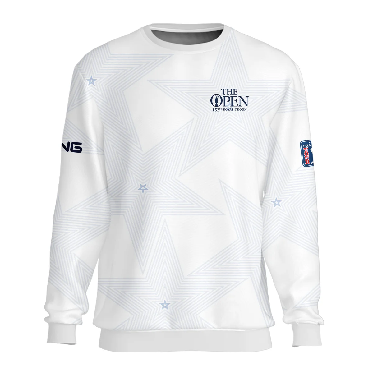 152nd The Open Championship Golf Ping Unisex Sweatshirt Stars White Navy Golf Sports All Over Print Sweatshirt