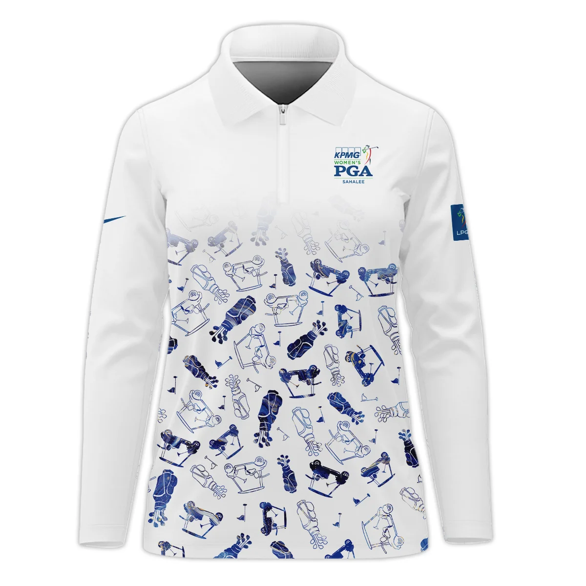 2024 KPMG Women's PGA Championship Golf Icon Abstract Nike Sleeveless Polo Shirt