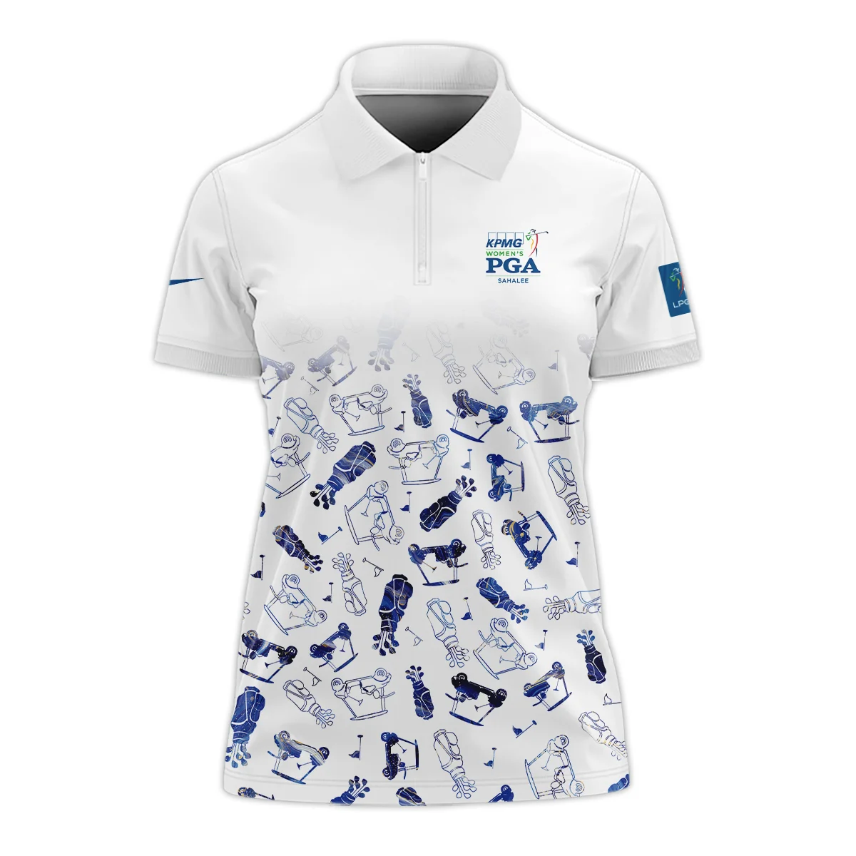 2024 KPMG Women's PGA Championship Golf Icon Abstract Nike Short Polo Shirt