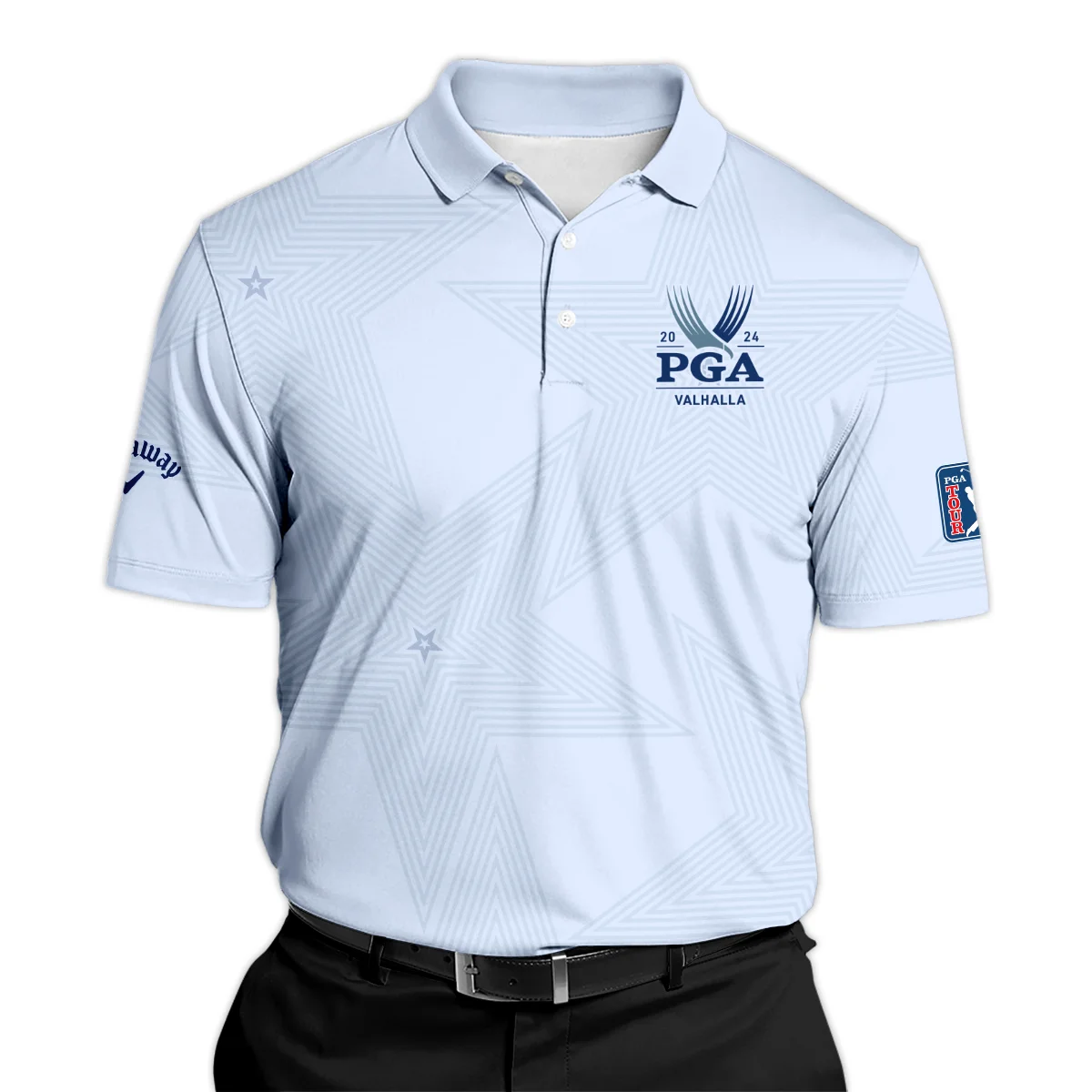 2024 PGA Championship Golf Sport Callaway Sleeveless Jacket Sports Star Sripe Lavender Mist Sleeveless Jacket