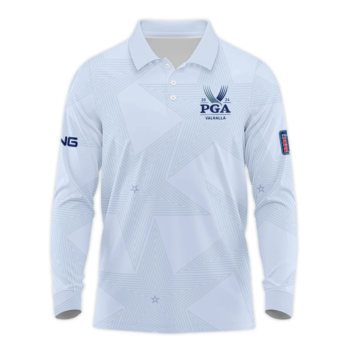 2024 PGA Championship Golf Sport Ping Zipper Hoodie Shirt Sports Star Sripe Lavender Mist Zipper Hoodie Shirt