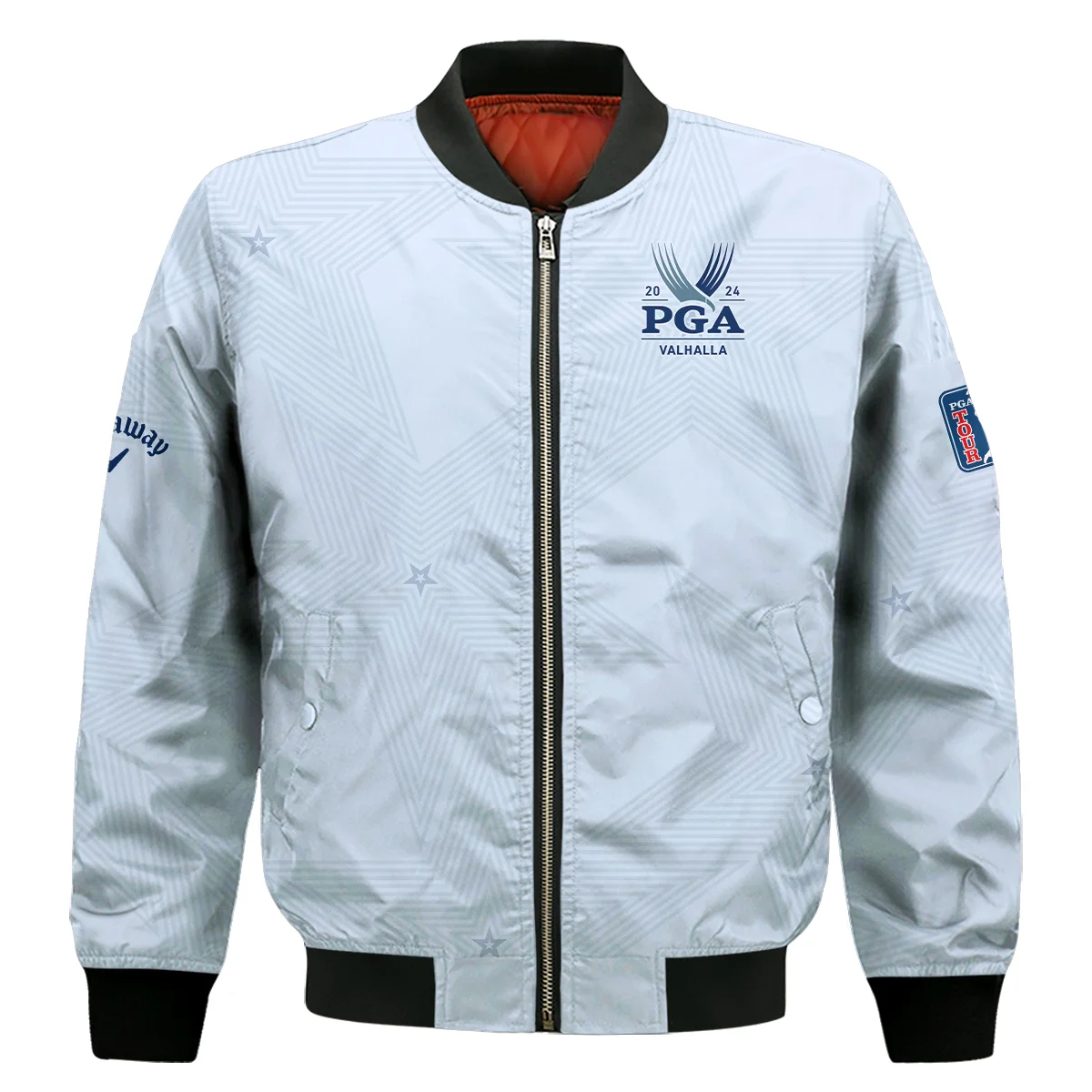 2024 PGA Championship Valhalla Golf Callaway Bomber Jacket Stars Lavender Mist Golf Sports All Over Print Bomber Jacket