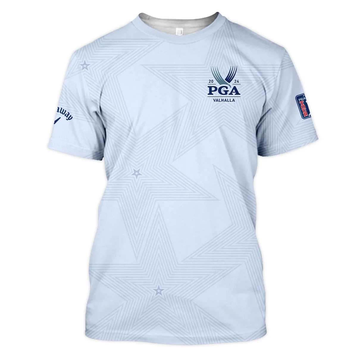 2024 PGA Championship Valhalla Golf Callaway Unisex T-Shirt Stars Lavender Mist Golf Sports All Over Print T-Shirt