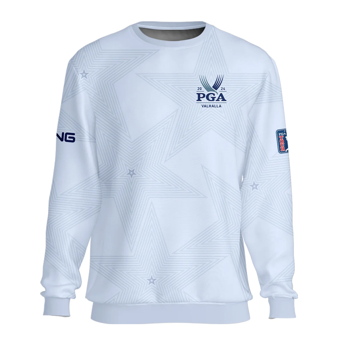 2024 PGA Championship Valhalla Golf Ping Unisex Sweatshirt Stars Lavender Mist Golf Sports All Over Print Sweatshirt