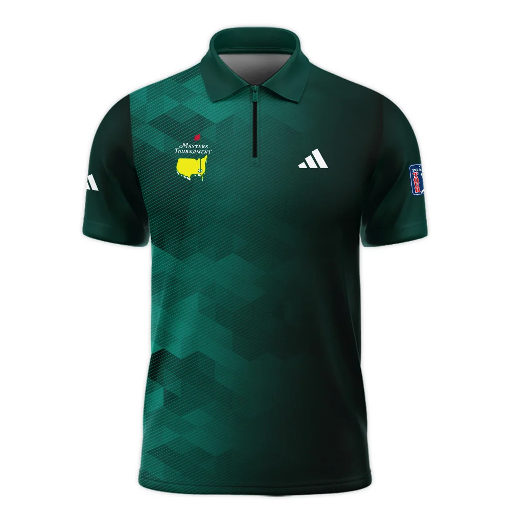 Adidas Golf Sport Dark Green Gradient Abstract Background Masters Tournament Hawaiian Shirt Style Classic Oversized Hawaiian Shirt