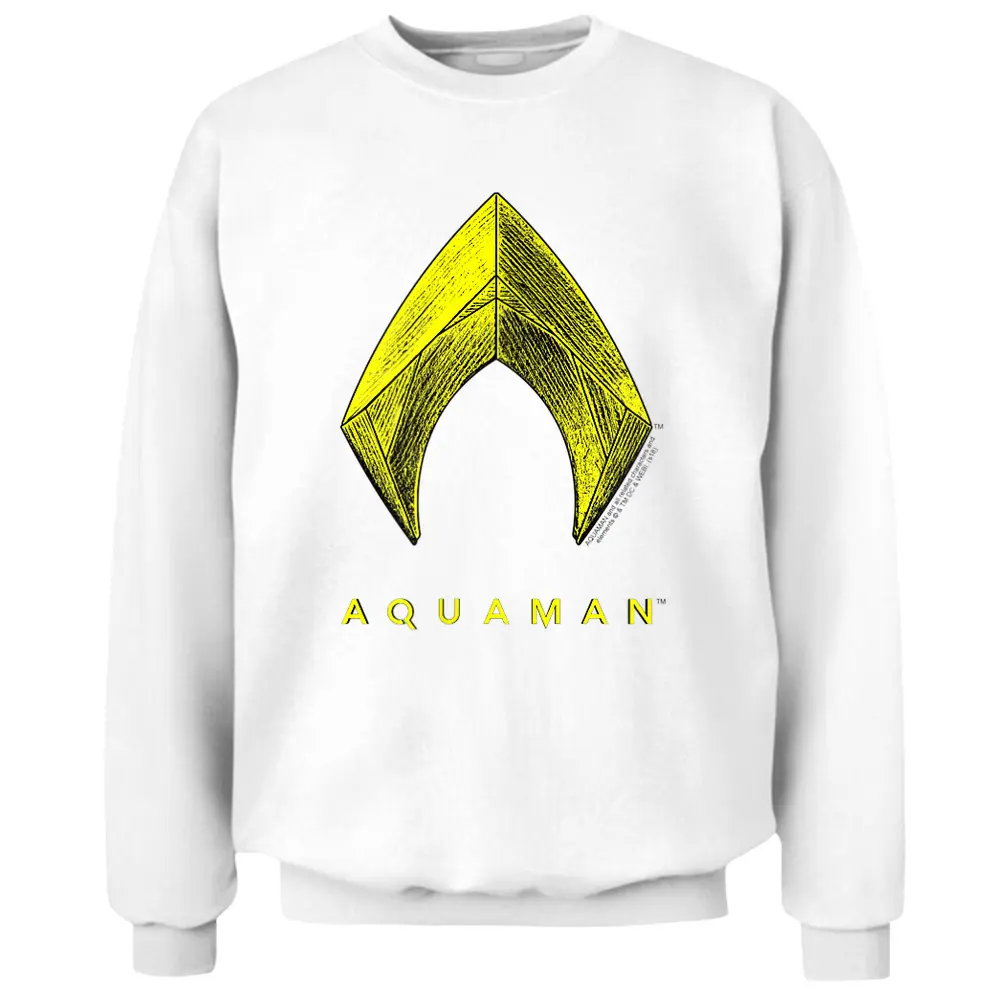 Aquaman Movie Aquaman Logo Pullover Sweatshirt