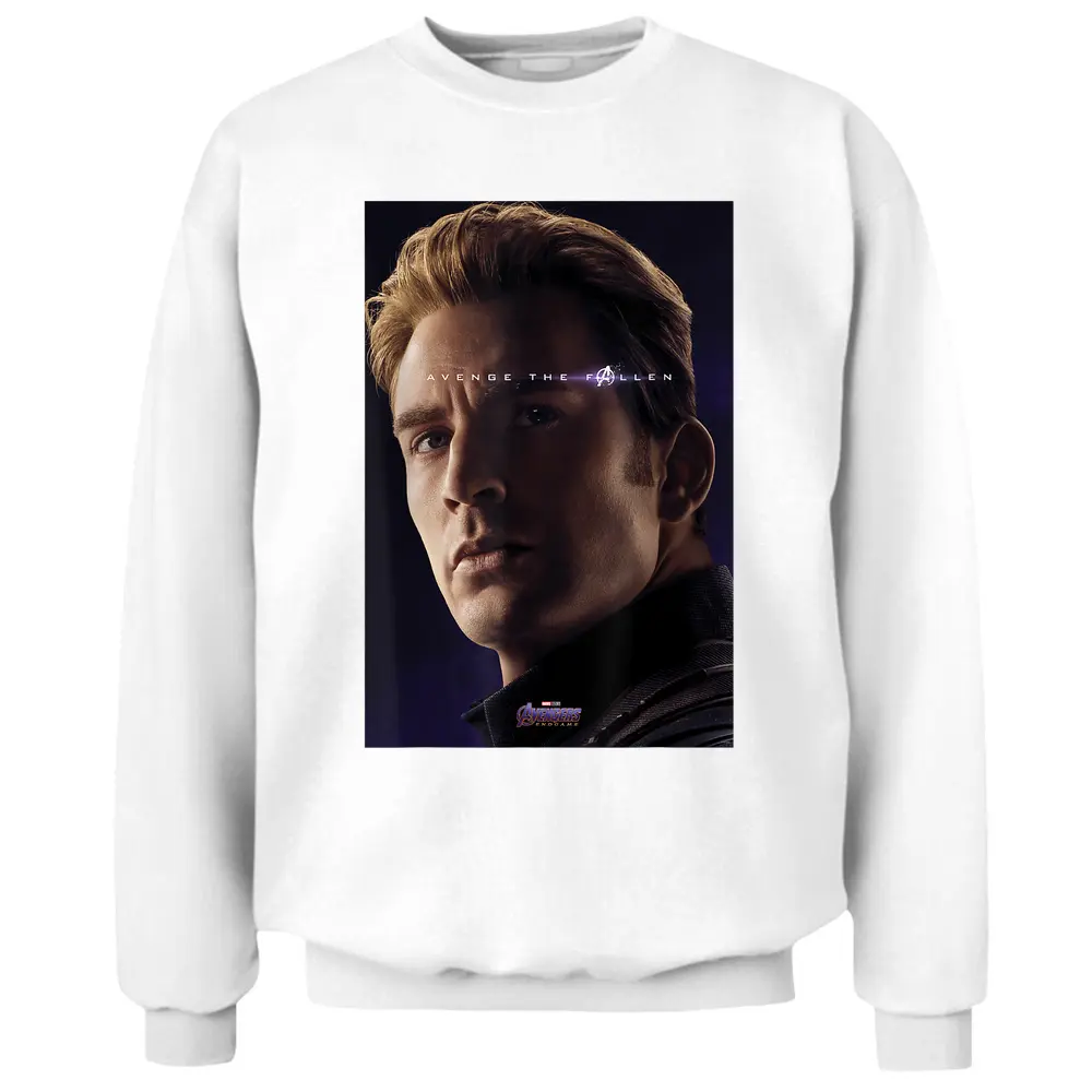 Avengers Endgame Captain America What Ever It Takes Poster Pullover Sweatshirt