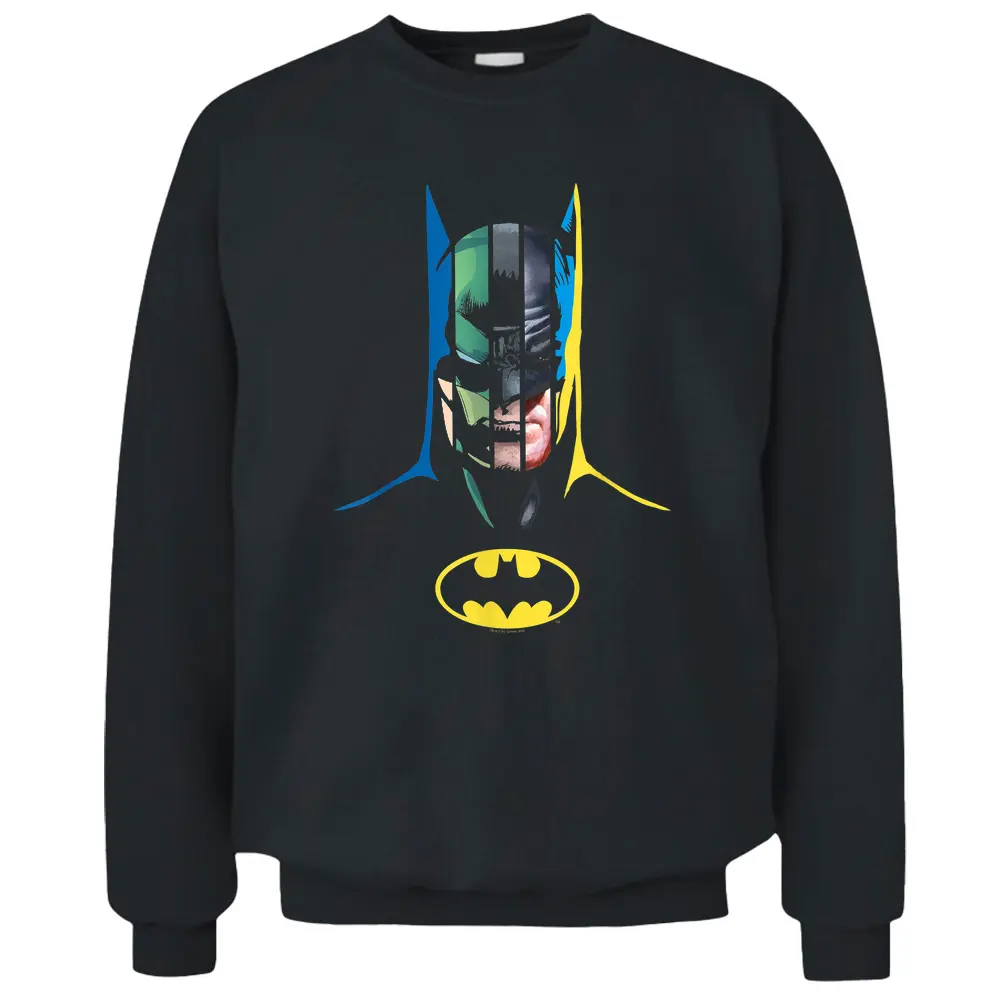 Batman 80 Years Many Faces Pullover Sweatshirt