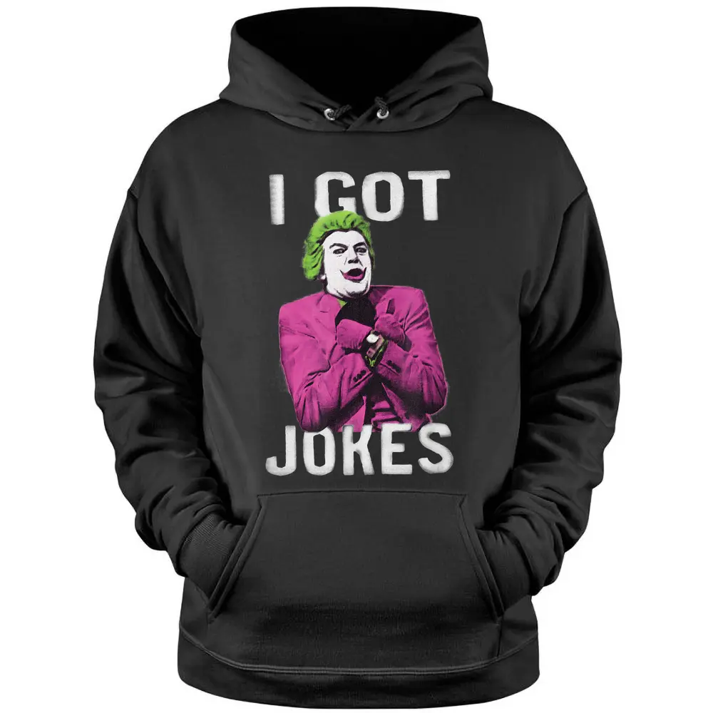 Batman Classic Tv Series The Joker Got Jokes Pullover Hoodie