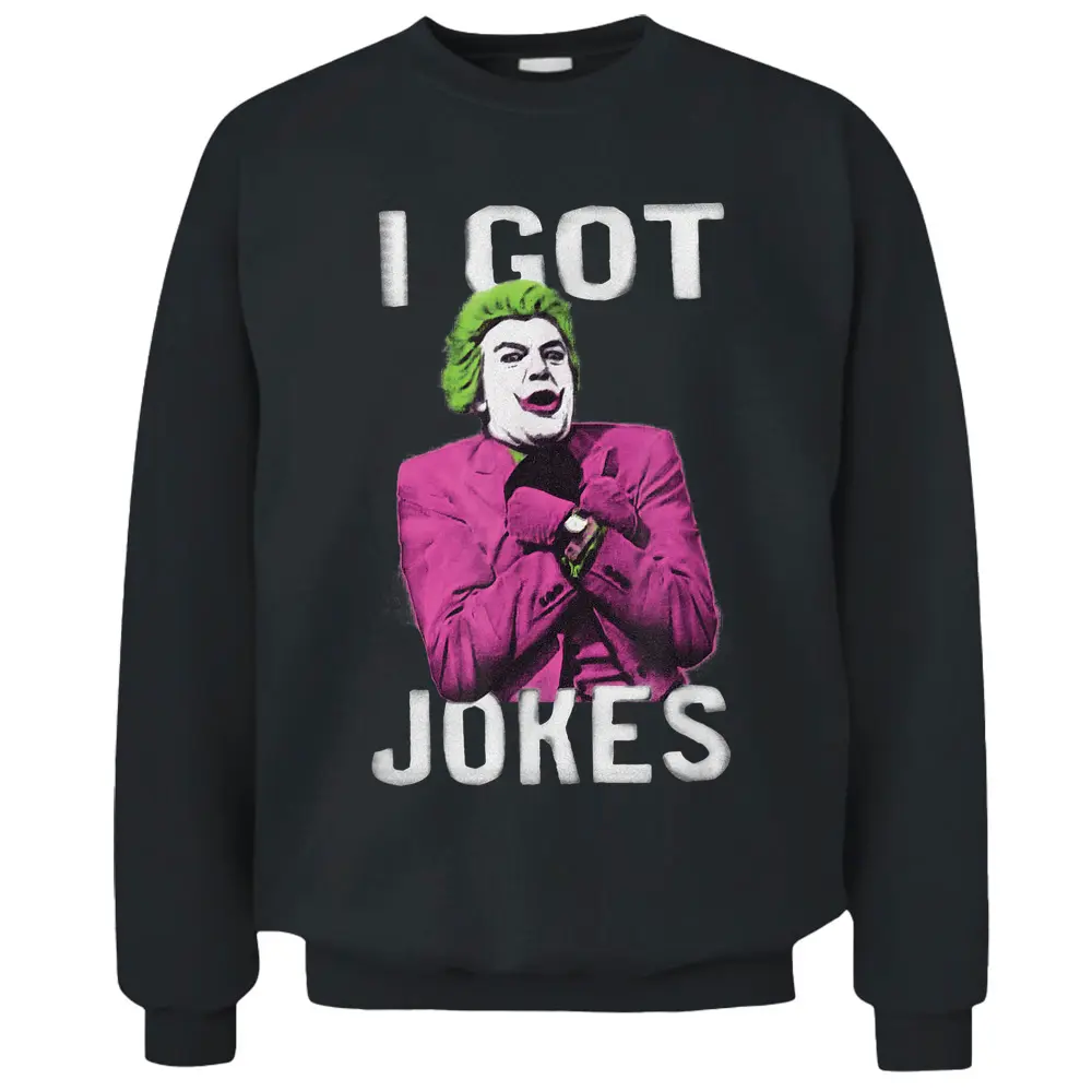 Batman Classic Tv Series The Joker Got Jokes Pullover Sweatshirt