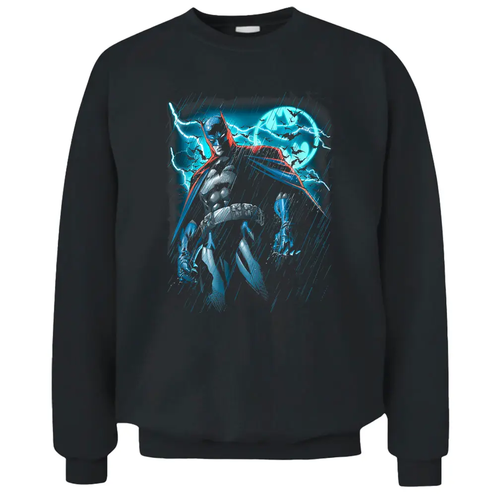 Batman Stormy Knight Pullover Sweatshirt