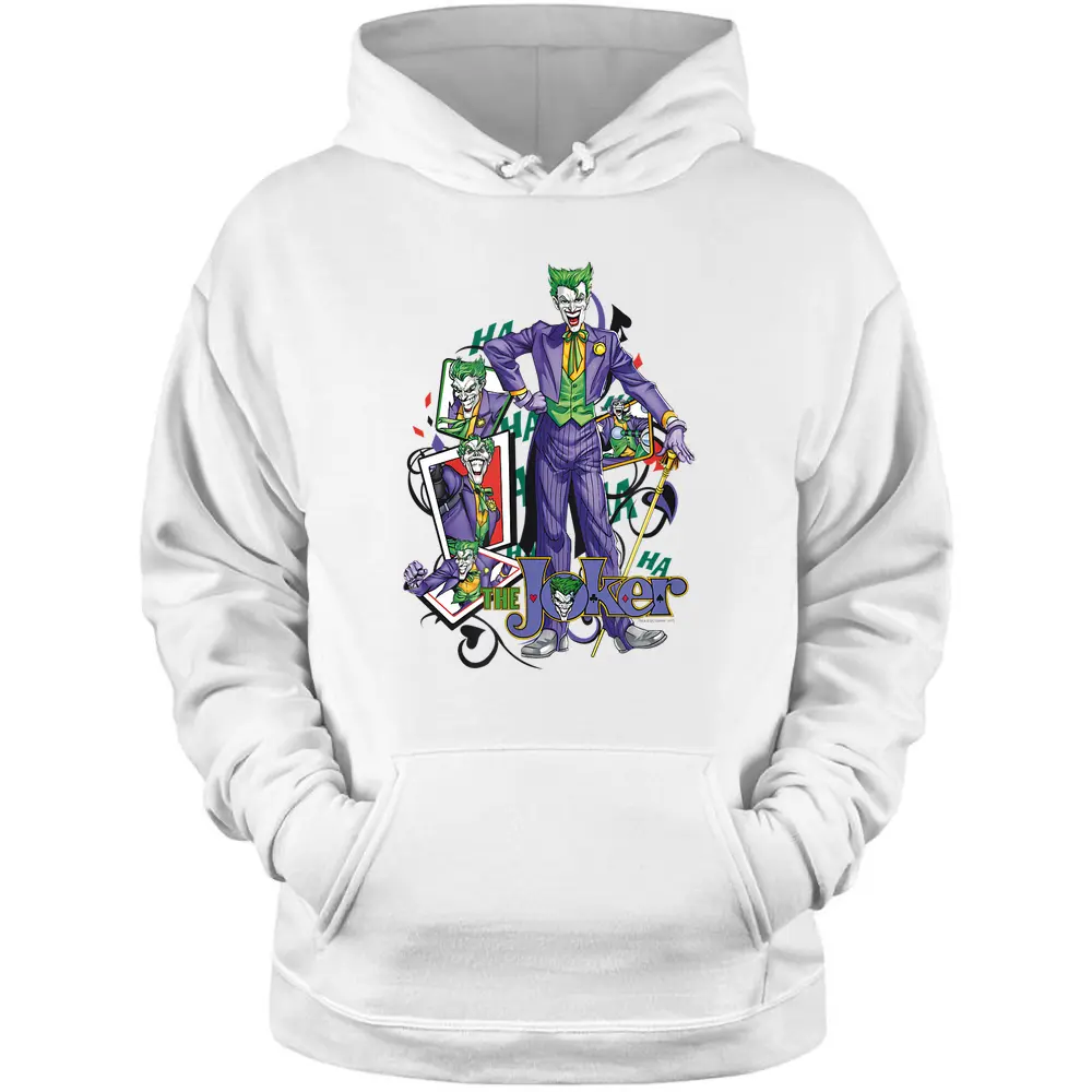 Batman The Joker Wild Cards Pullover Hoodie