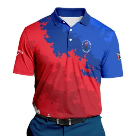 Callaway 124th U.S. Open Pinehurst Blue Red White Background Polo Shirt Style Classic