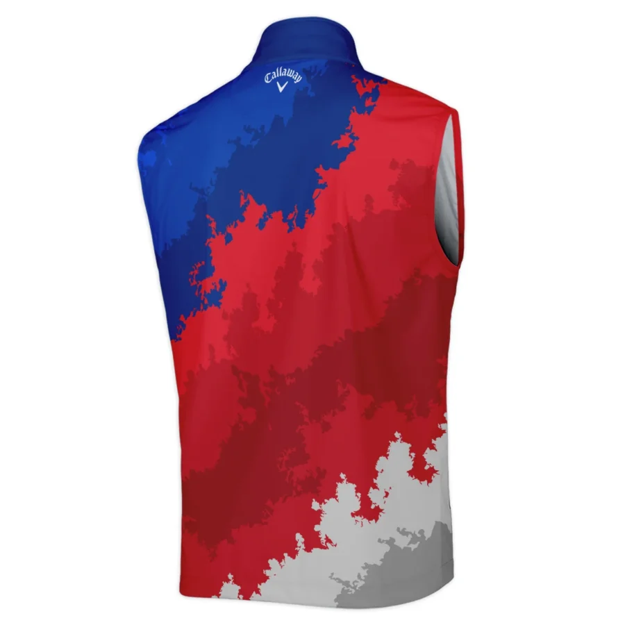 Callaway 124th U.S. Open Pinehurst Blue Red White Background Sleeveless Jacket Style Classic