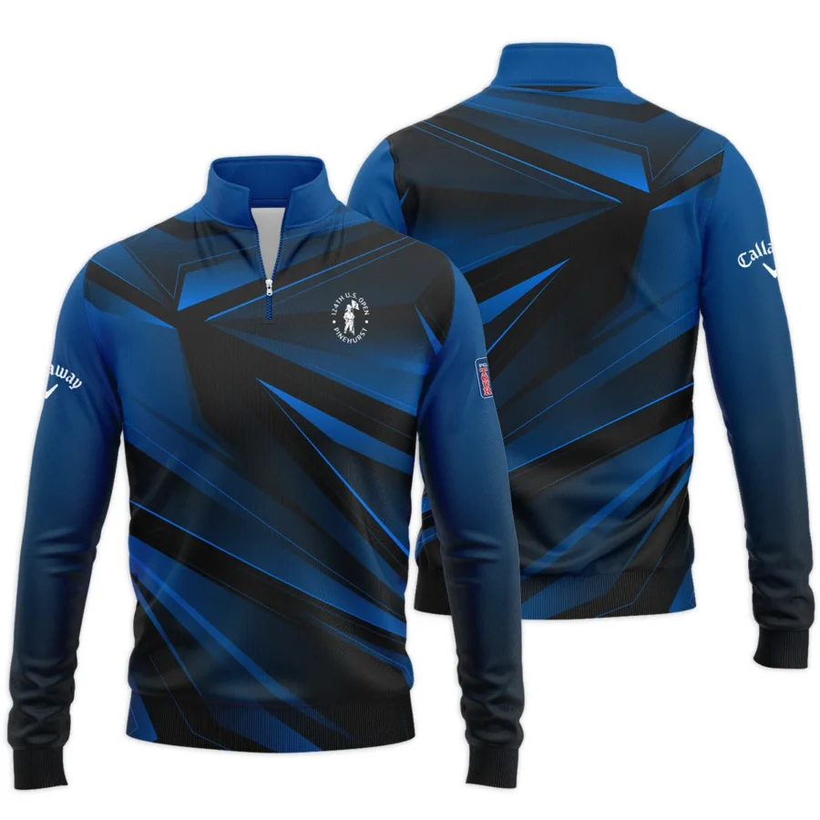 Callaway 124th U.S. Open Pinehurst Dark Blue Gradient Sublimation Quarter-Zip Jacket Style Classic