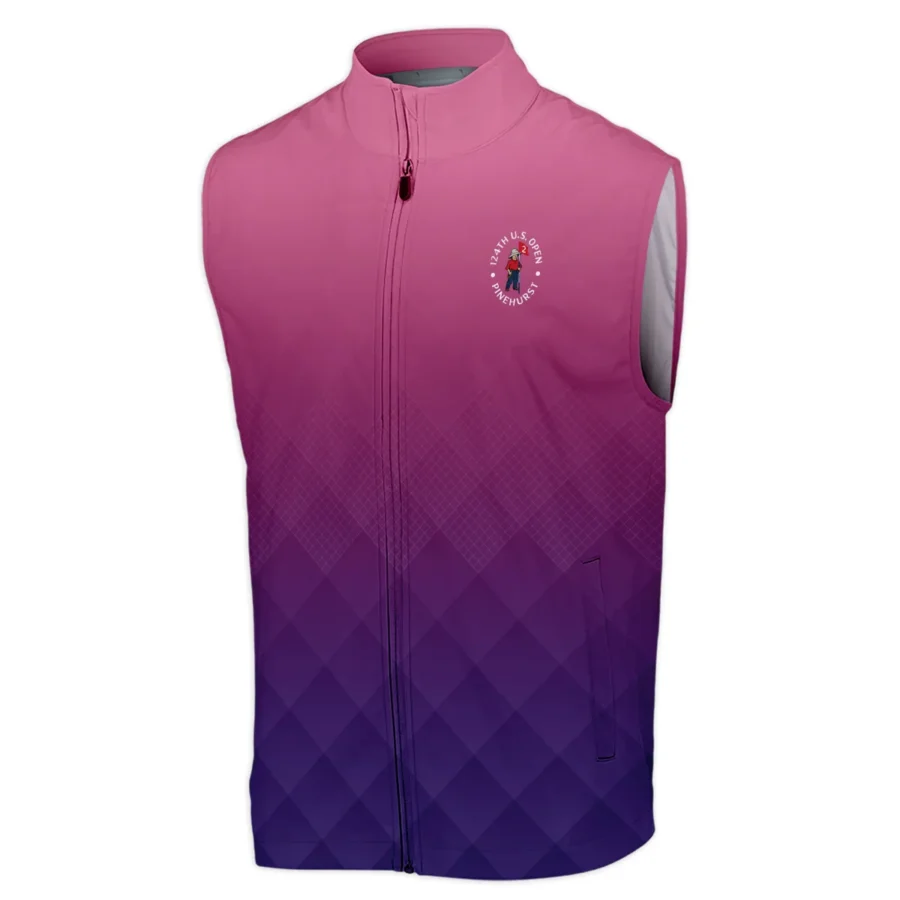 Callaway 124th U.S. Open Pinehurst Purple Pink Gradient Abstract Sleeveless Jacket Style Classic