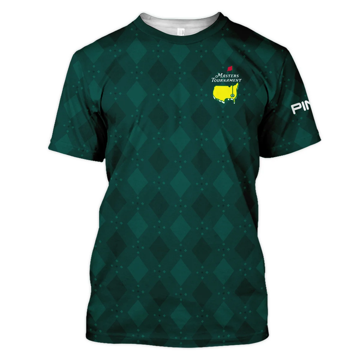 Dark Green Argyle Plaid Pattern Golf Masters Tournament Ping Unisex T-Shirt Style Classic T-Shirt