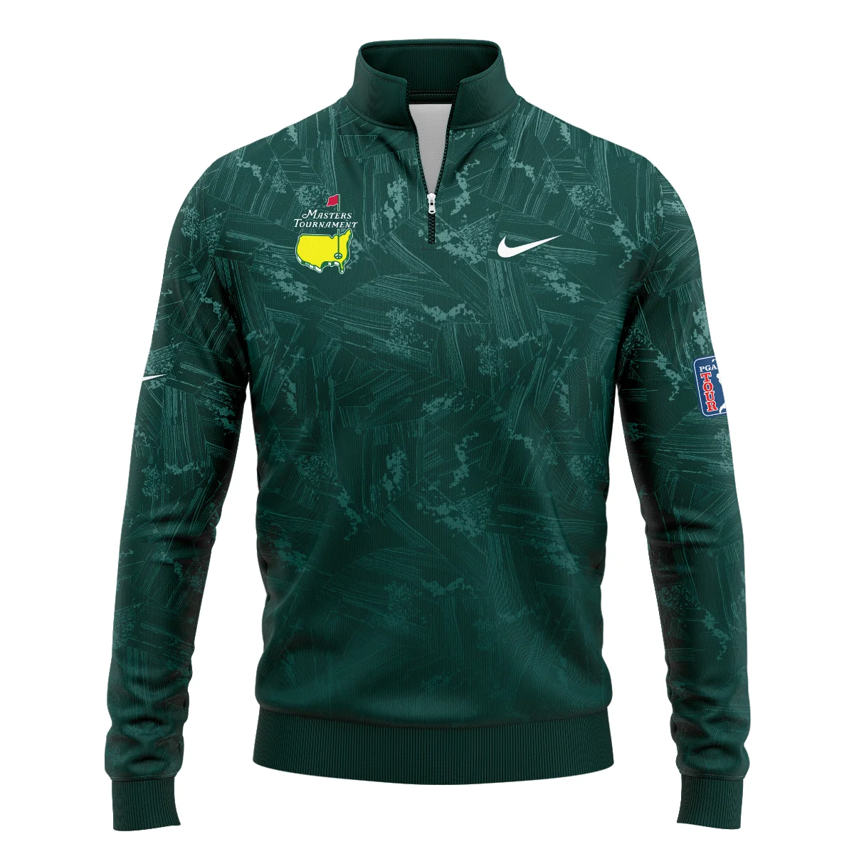 Dark Green Background Masters Tournament Nike Quarter-Zip Jacket Style Classic Quarter-Zip Jacket
