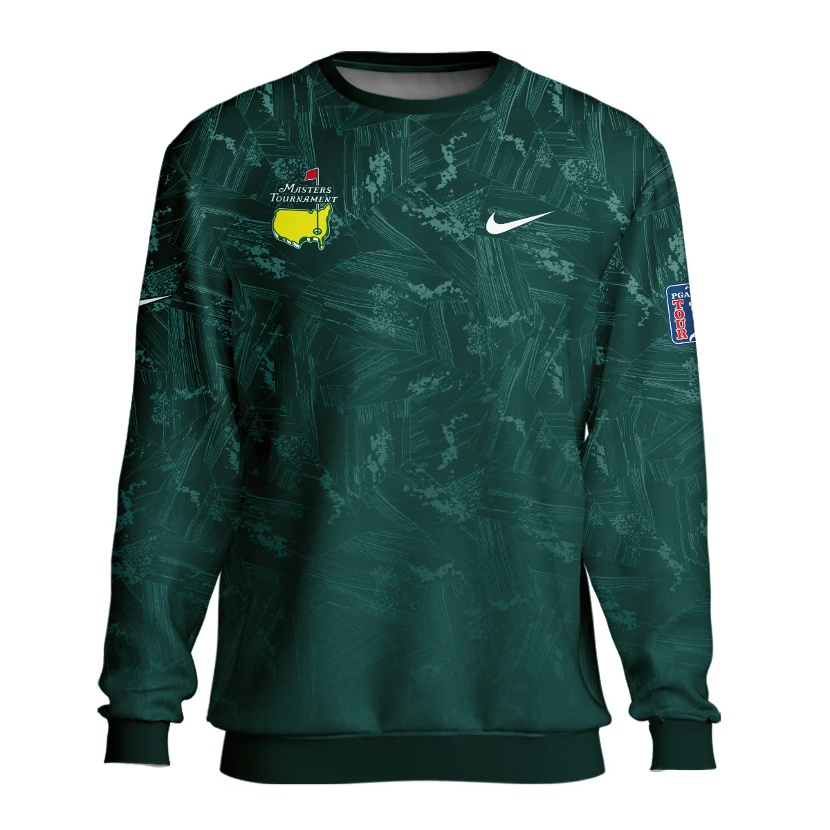Dark Green Background Masters Tournament Nike Unisex Sweatshirt Style Classic Sweatshirt