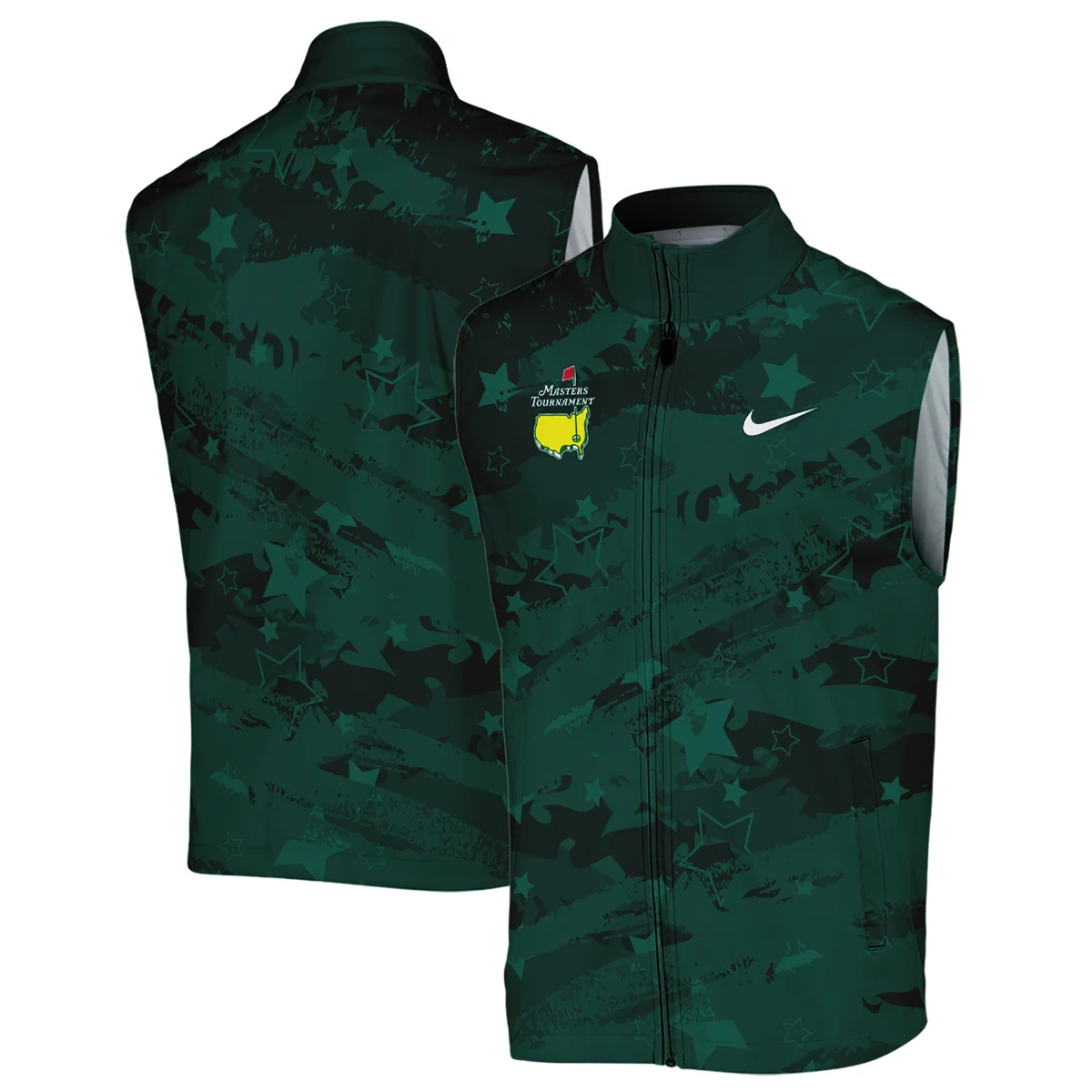 Dark Green Stars Pattern Grunge Background Masters Tournament Nike Hoodie Shirt Style Classic Hoodie Shirt