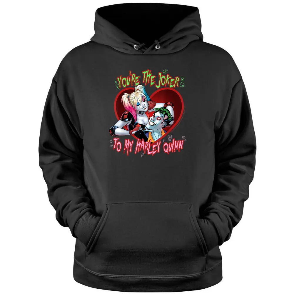 Dc Comics Batman Joker To Harley Pullover Hoodie