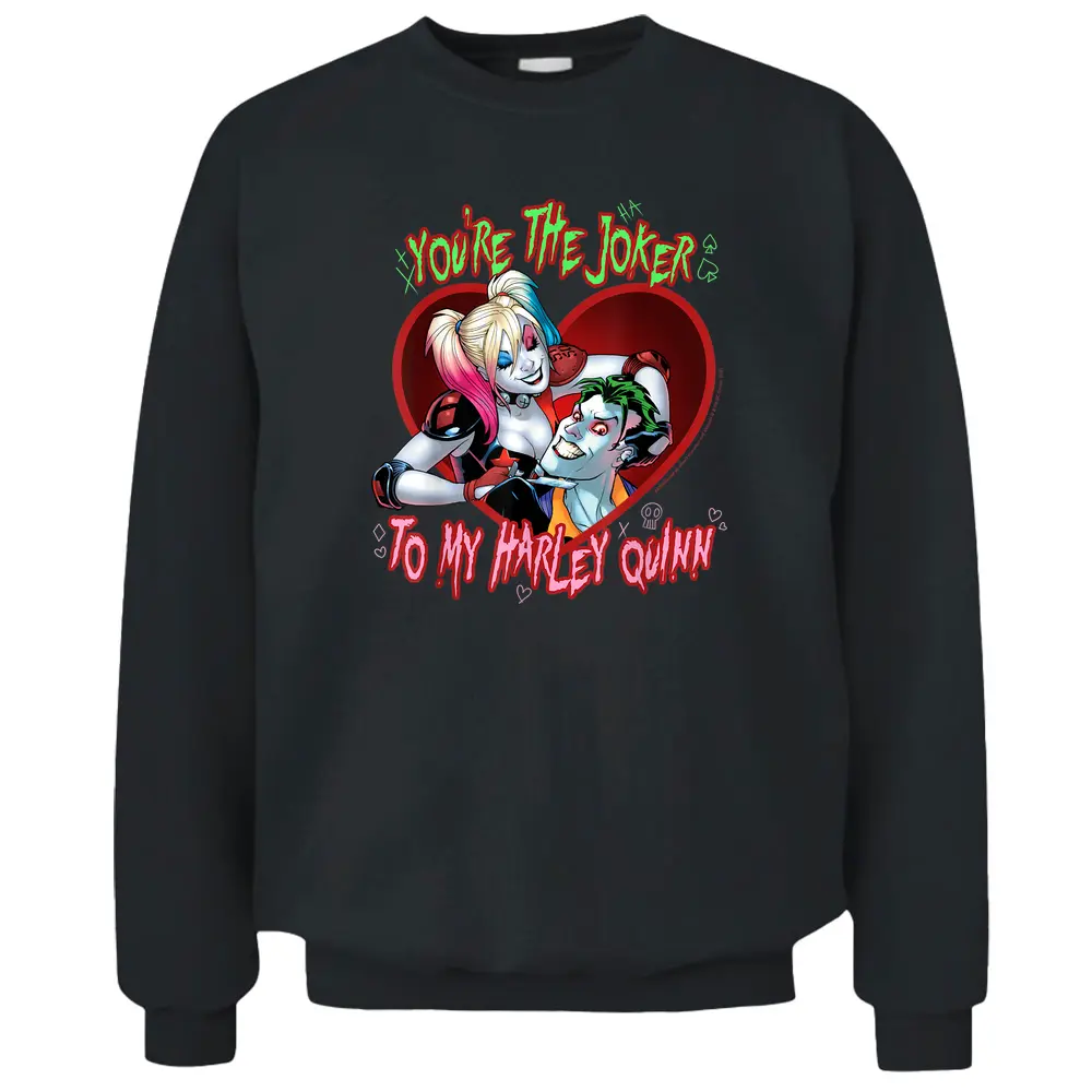 Dc Comics Batman Joker To Harley Pullover Sweatshirt