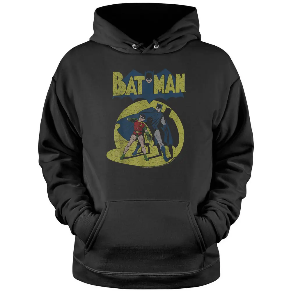 Dc Comics Batman Vintage Spotlight Pullover Hoodie