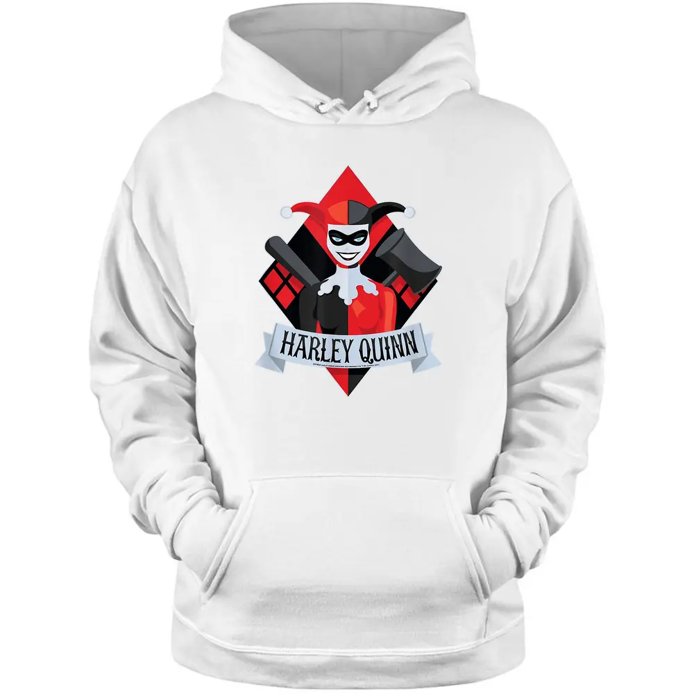 Dc Comics Harley Quinn Diamond Portrait Pullover Hoodie