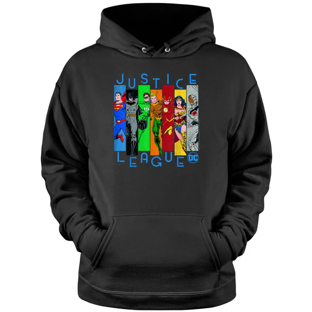 Dc Comics Justice League Panels Pullover Hoodie