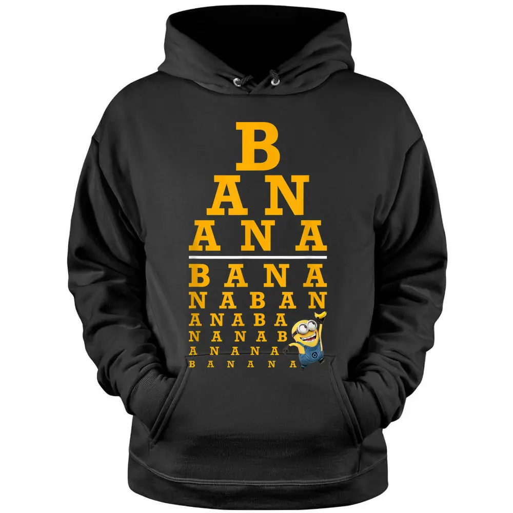 Despicable Me Minions Banana  Stack Pullover Hoodie