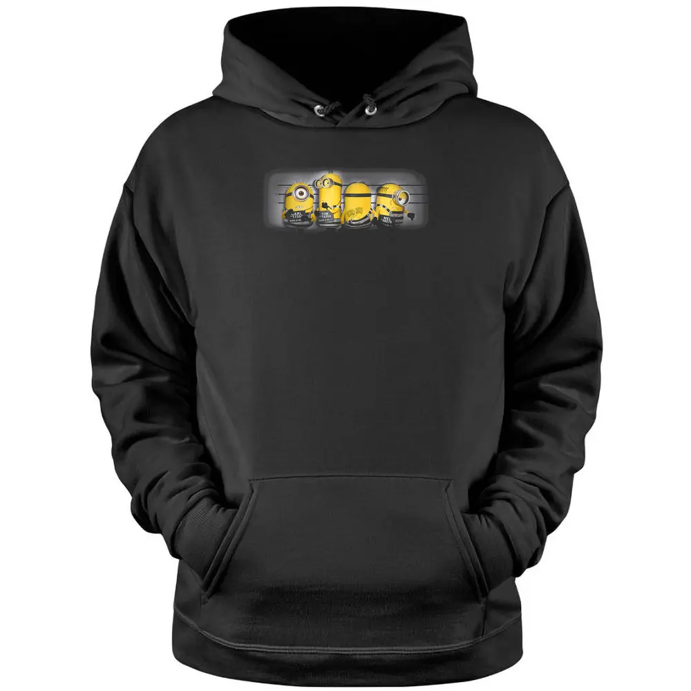 Despicable Me Minions Group Mug Shot Pullover Hoodie