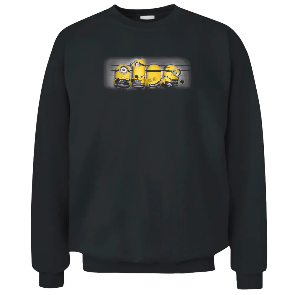 Despicable Me Minions Group Mug Shot Pullover Sweatshirt